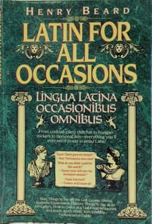 Book cover of Latin for All Occasions