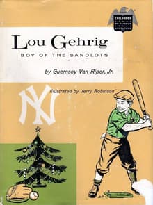 Book cover of Lou Gehrig: Boy of the Sandlots