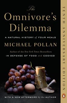Book cover of The Omnivore's Dilemma: A Natural History of Four Meals