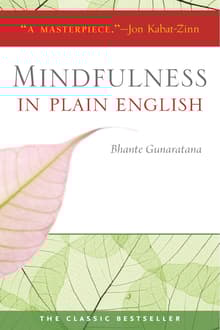 Book cover of Mindfulness in Plain English