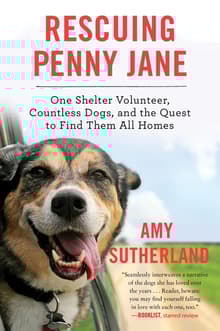 Book cover of Rescuing Penny Jane: One Shelter Volunteer, Countless Dogs, and the Quest to Find Them All Homes