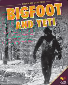 Book cover of Bigfoot and Yeti