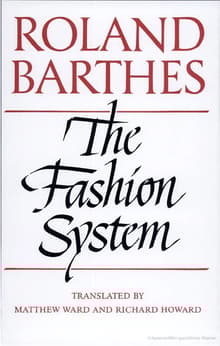 Book cover of The Fashion System