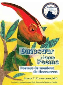 Book cover of Dinosaur Name Poems/Poemas de Nombres de Dinosaurios