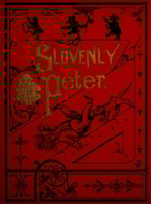 Book cover of Slovenly Peter: or, Cheerful Stories and Funny Pictures for Good Little Folks; Illustrations Colored by Hand After the Original Style