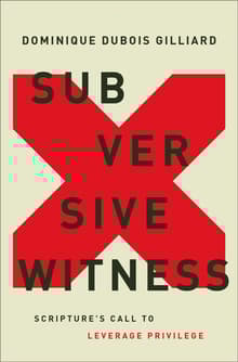 Book cover of Subversive Witness: Scripture's Call to Leverage Privilege