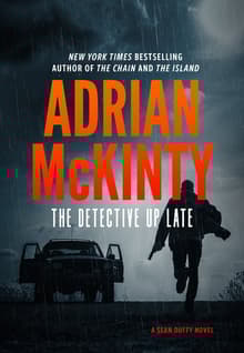 Book cover of The Detective Up Late