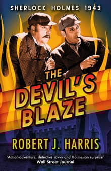 Book cover of The Devil's Blaze: Sherlock Holmes 1943