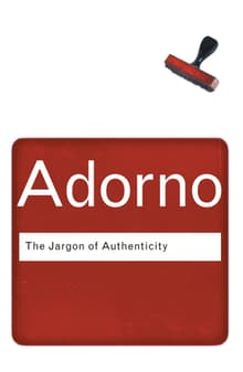 Book cover of The Jargon of Authenticity
