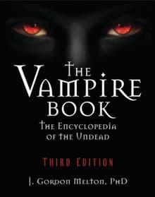 Book cover of The Vampire Book: The Encyclopedia of the Undead
