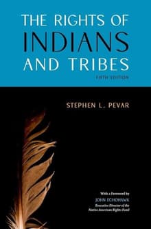 Book cover of The Rights of Indians and Tribes
