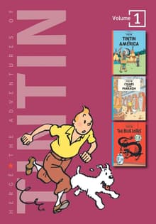 Book cover of The Adventures of Tintin: Volume 1